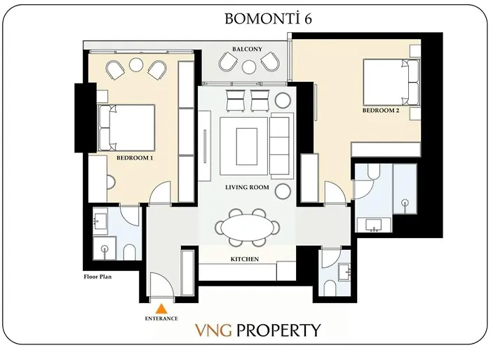 Bright Lovely Modern 2bd25 Poolgym! #220 Istanbul