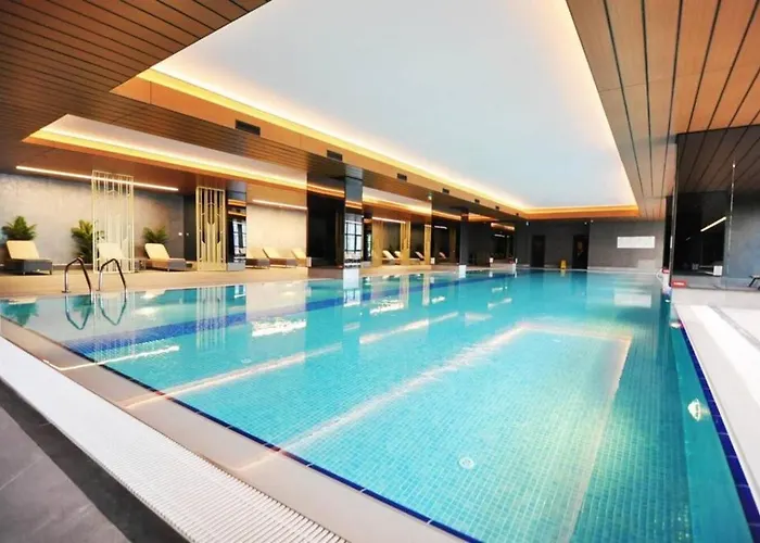 Ferienhaus Bright Lovely Modern 2bd25 Poolgym! #220 Istanbul